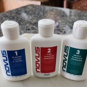 Novus Plastic Polish & Scratch Remover Kit 1-3